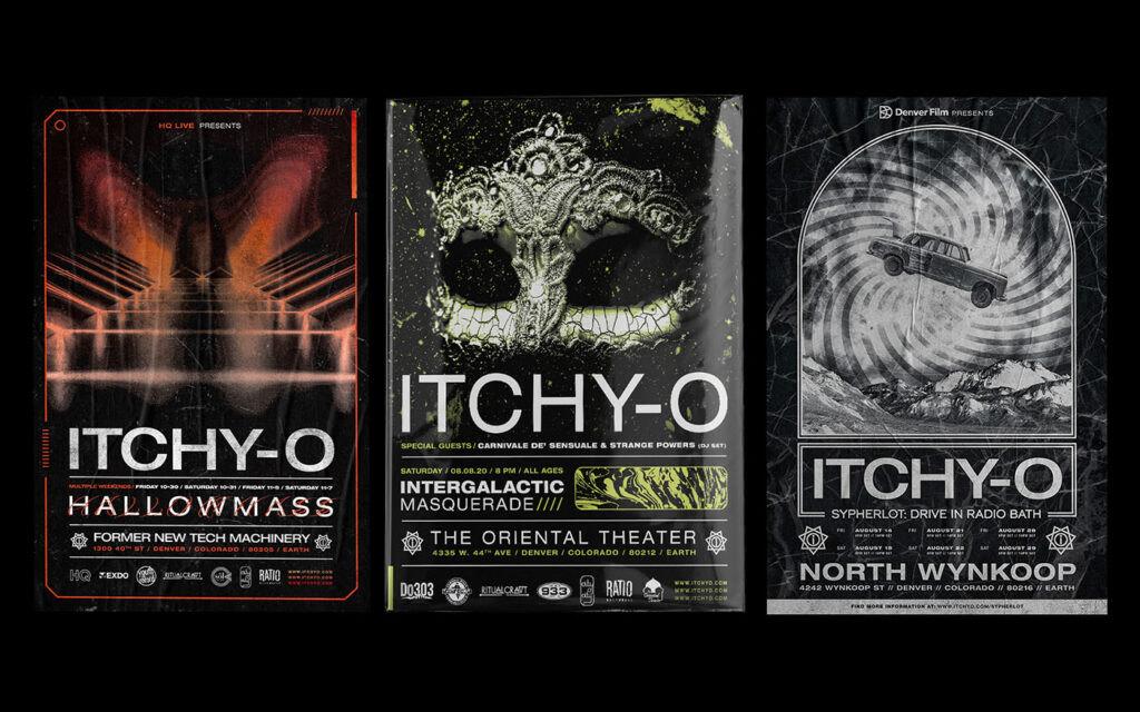 Itchy-O Tour Posters Itchy-O Tour Posters